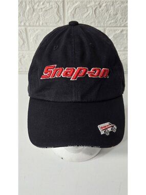 Snap On Tools Baseball Cap Hat Embroidered Logo Black Red